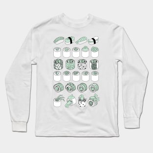 Sushi Sashimi and Maki Long Sleeve T-Shirt